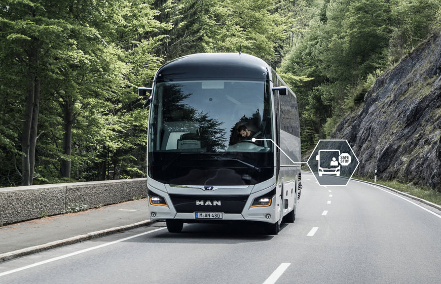 MAN SafeStop Assist helps to prevent serious bus accidents